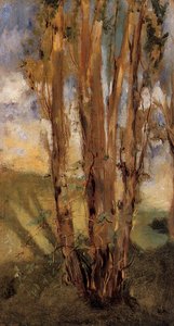 Estudio de árboles de Édouard Manet